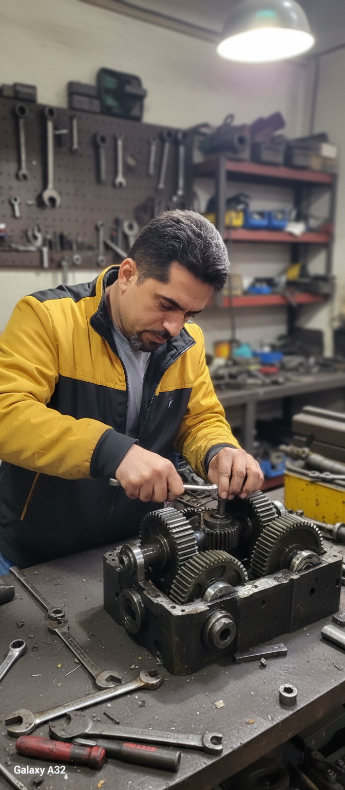 تعمیر انواع گیربکس جرثقیل